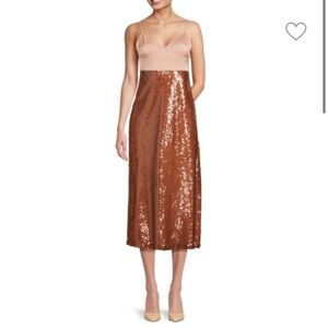 A.L.C. Gisele Sequin Empire Dress